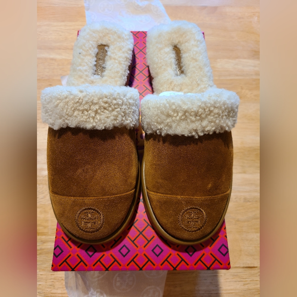 Tory Burch Shearling Slipper,  Style #141385